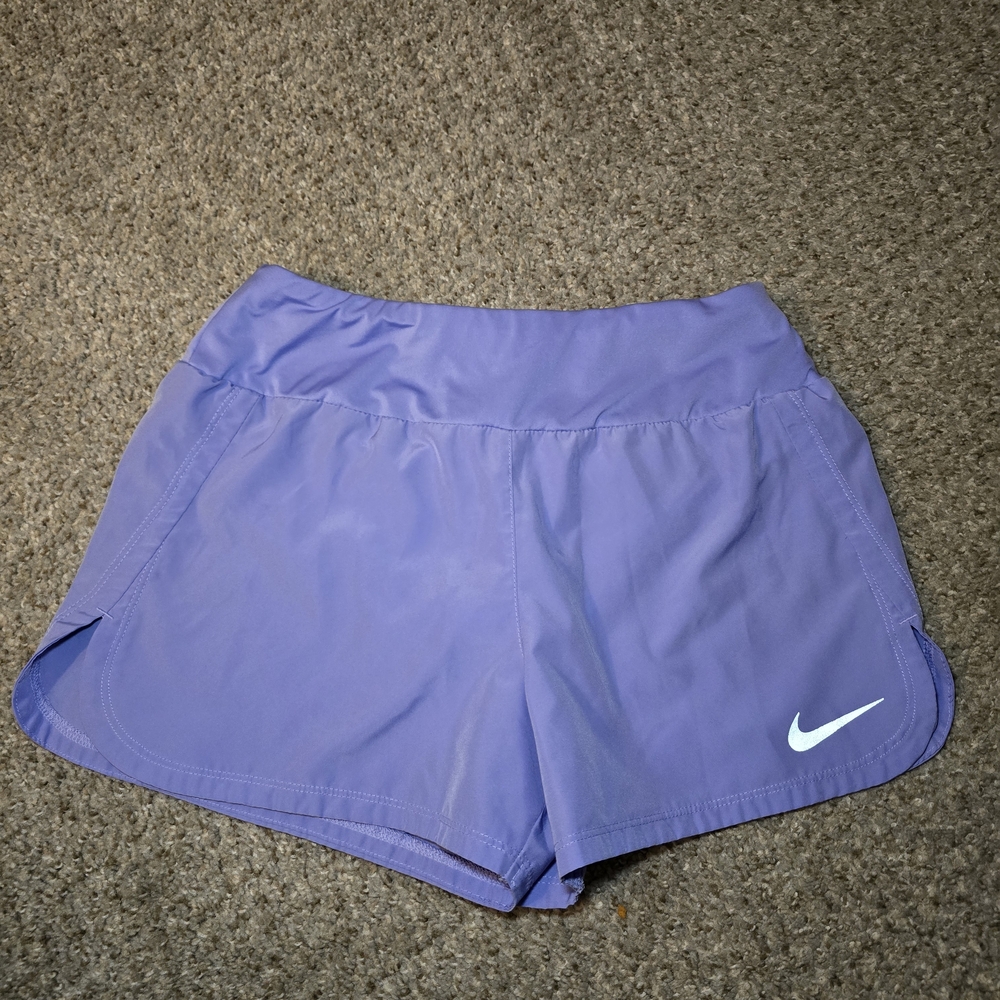 Nike Dri-Fit Women's Lilac Purple Athletic Running Shorts XSmall